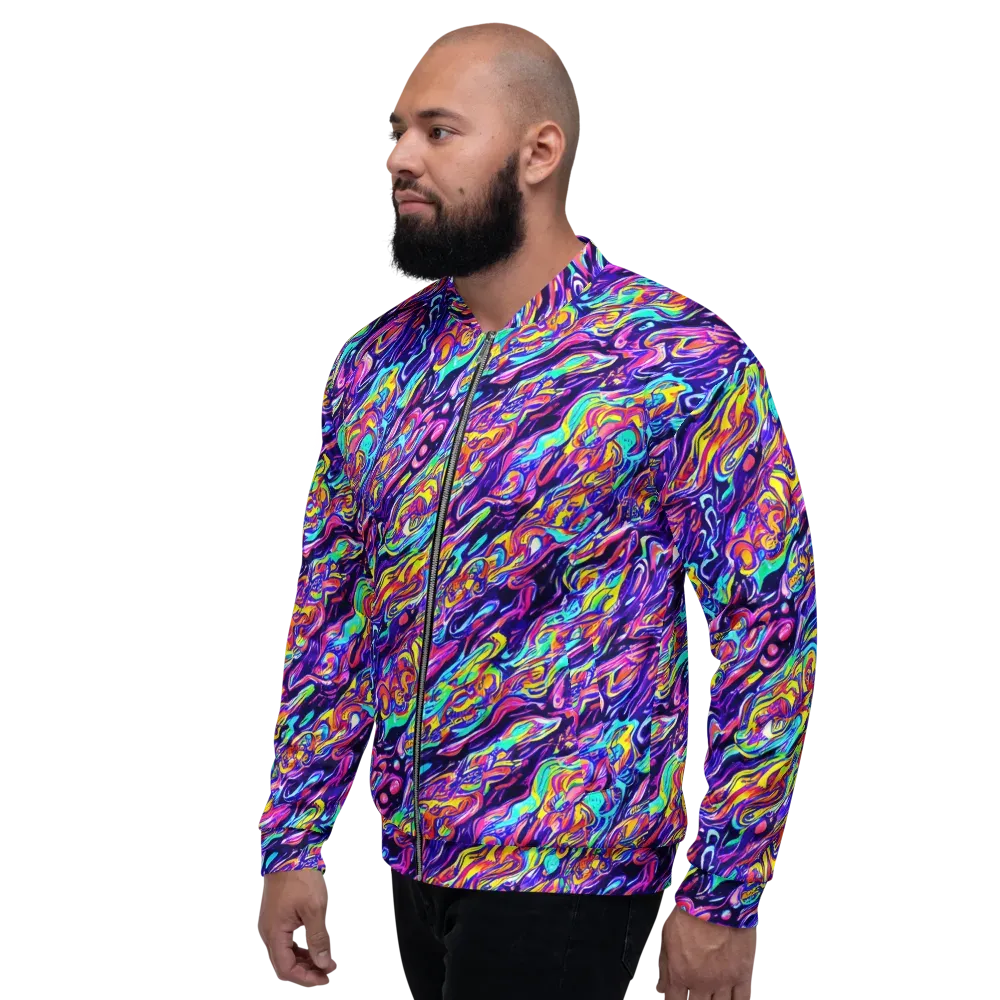 Luminous Melt on Bomber Jacket — Left