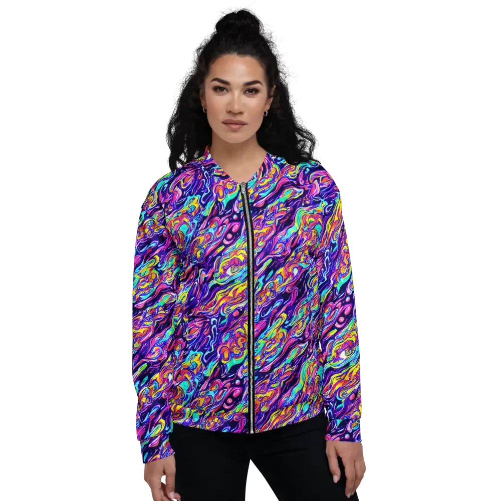 Luminous Melt on Bomber Jacket — Front