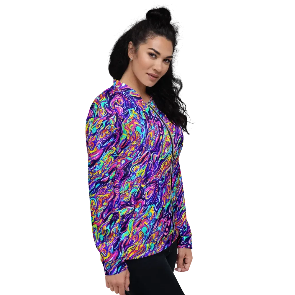 Luminous Melt on Bomber Jacket — Right