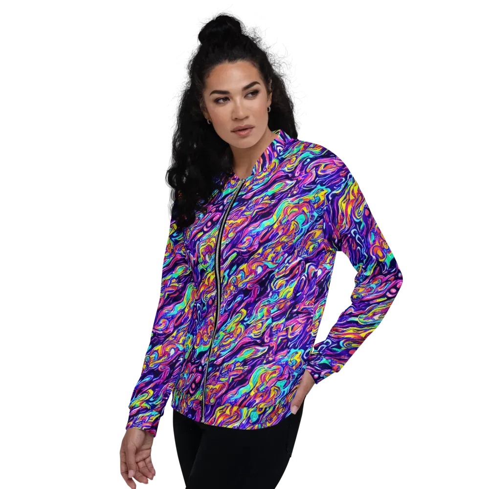 Luminous Melt on Bomber Jacket — Left