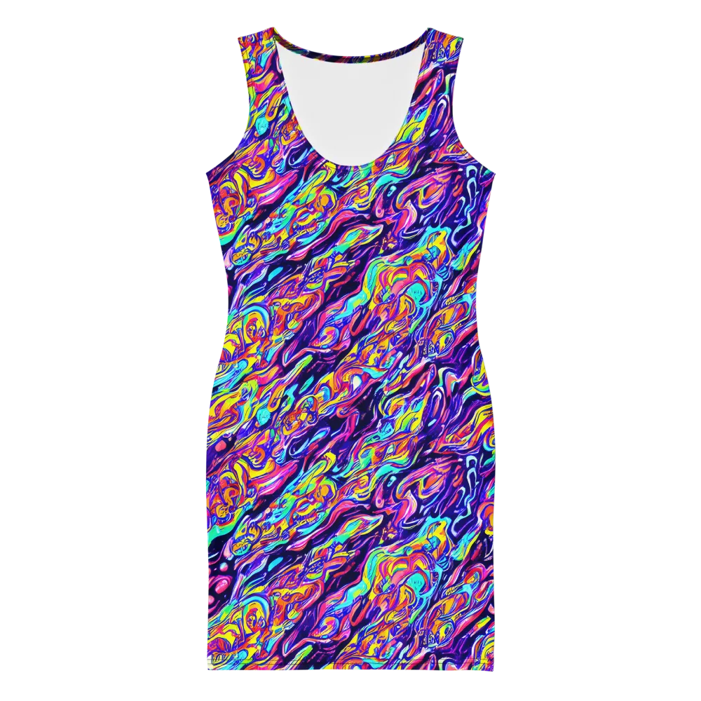 Luminous Melt on Bodycon Dress — Front