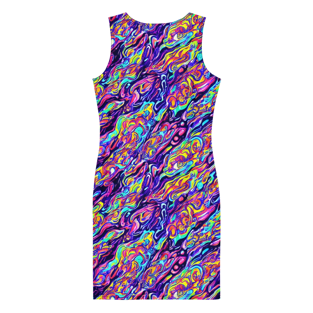 Luminous Melt on Bodycon Dress — Back