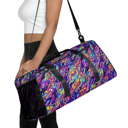 Luminous Melt on a Duffle Bag