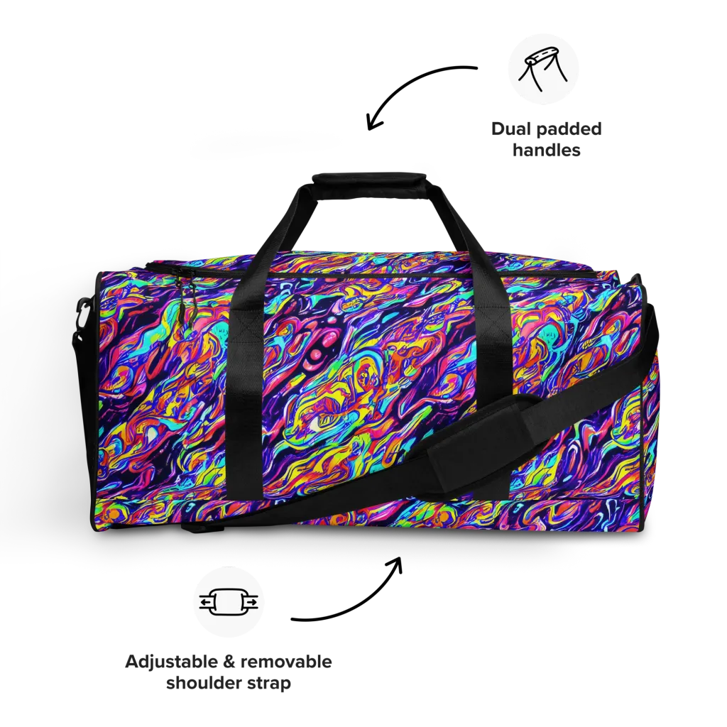 Luminous Melt on Duffle Bag — Front