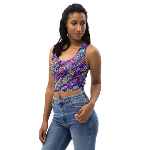 Luminous Melt on a Crop Top