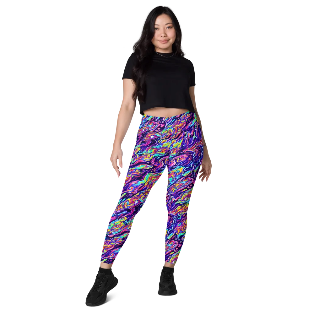 Luminous Melt on Leggings with Pockets — Front