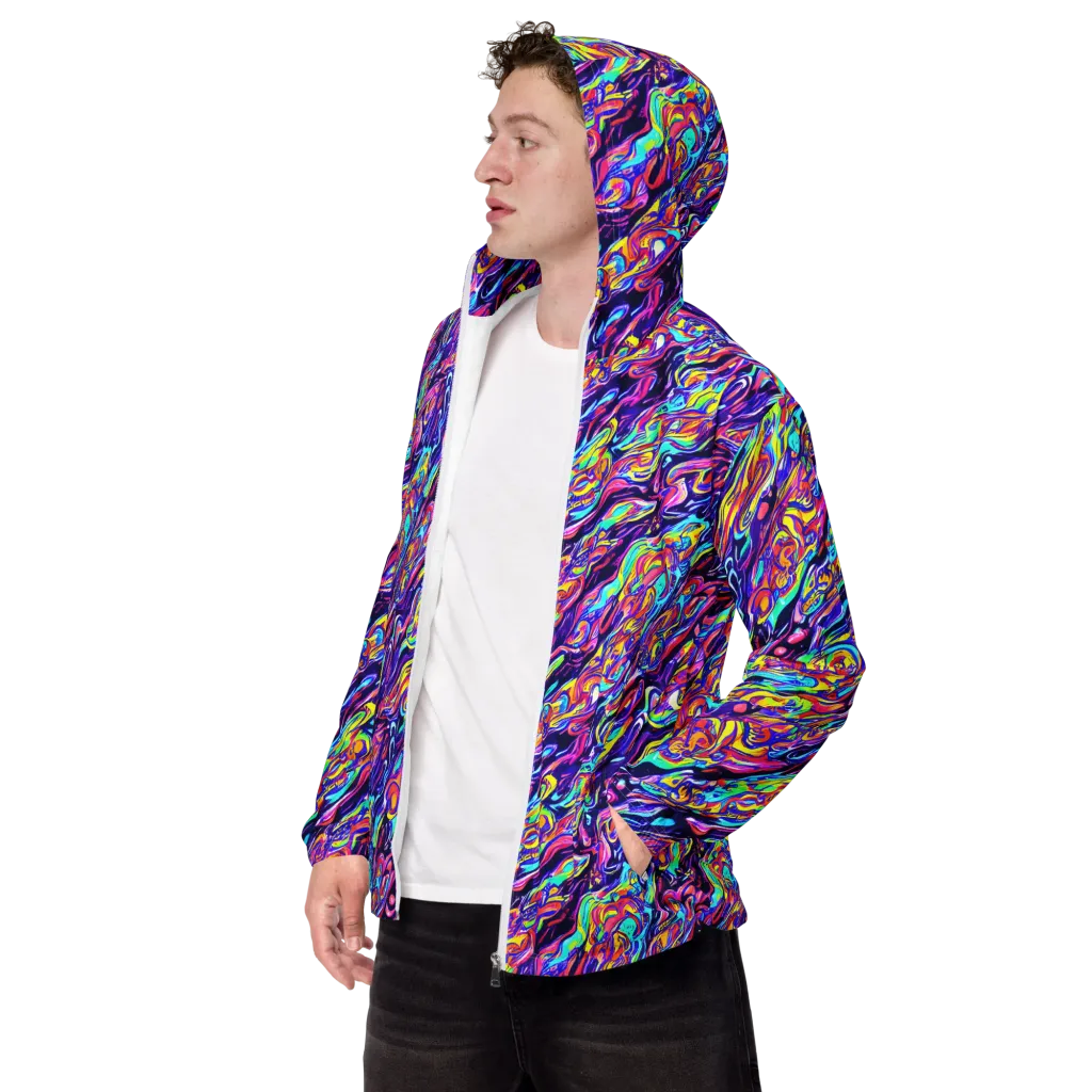 Luminous Melt on Men's Windbreaker — Left Front