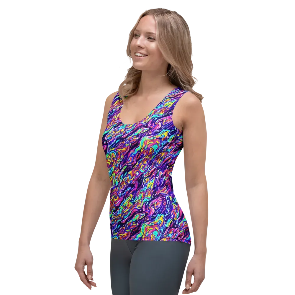 Luminous Melt on Women's Tank Top — Left Front