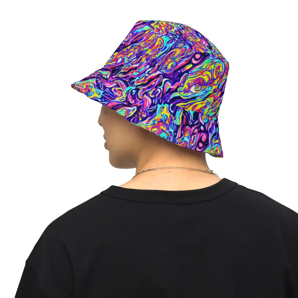 Luminous Melt on Reversible Bucket Hat — Back Inside