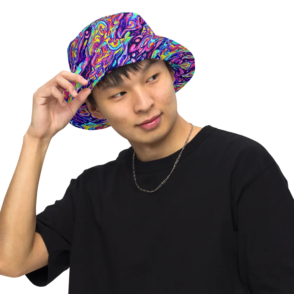 Luminous Melt on Reversible Bucket Hat — Front Inside