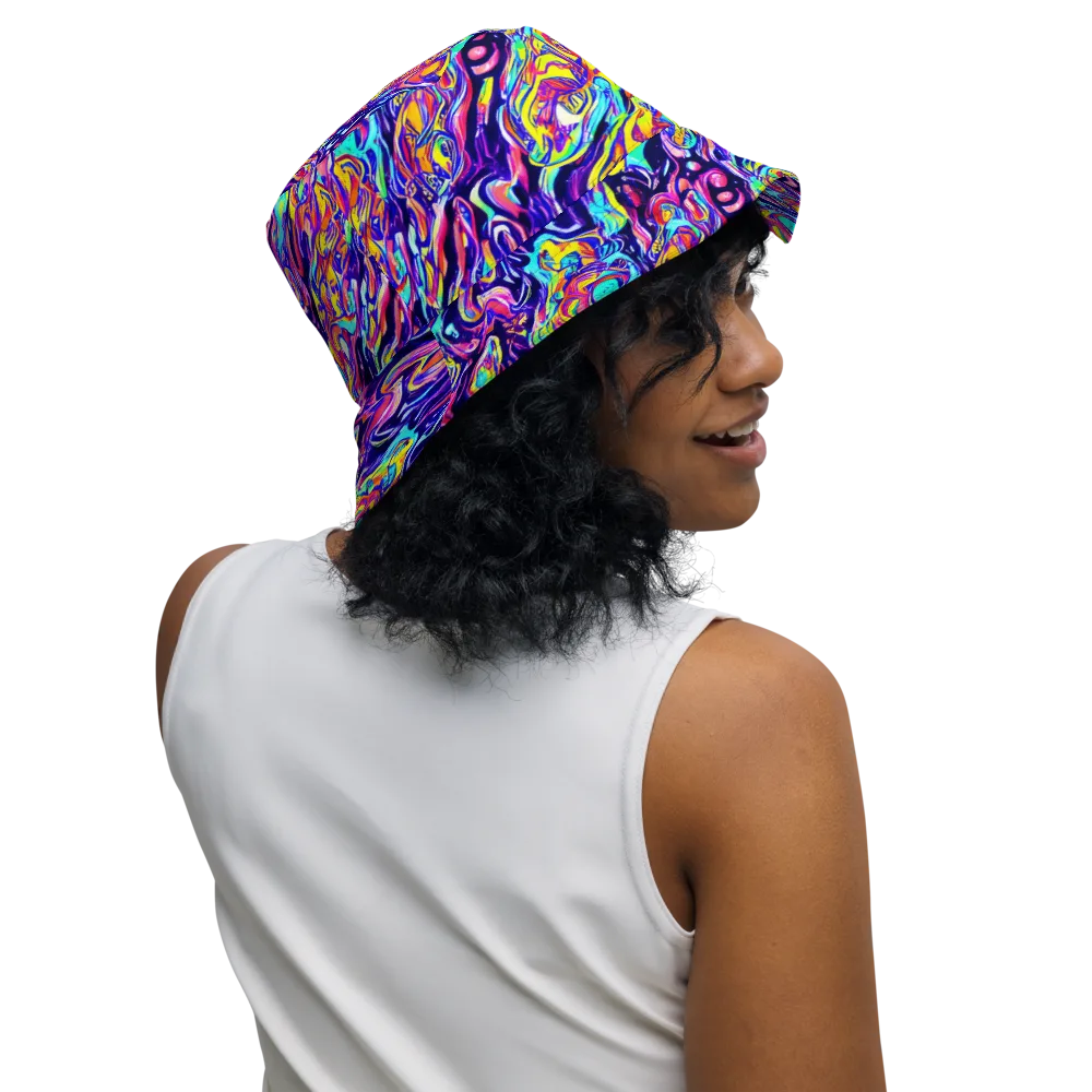 Luminous Melt on Reversible Bucket Hat — Right Outside