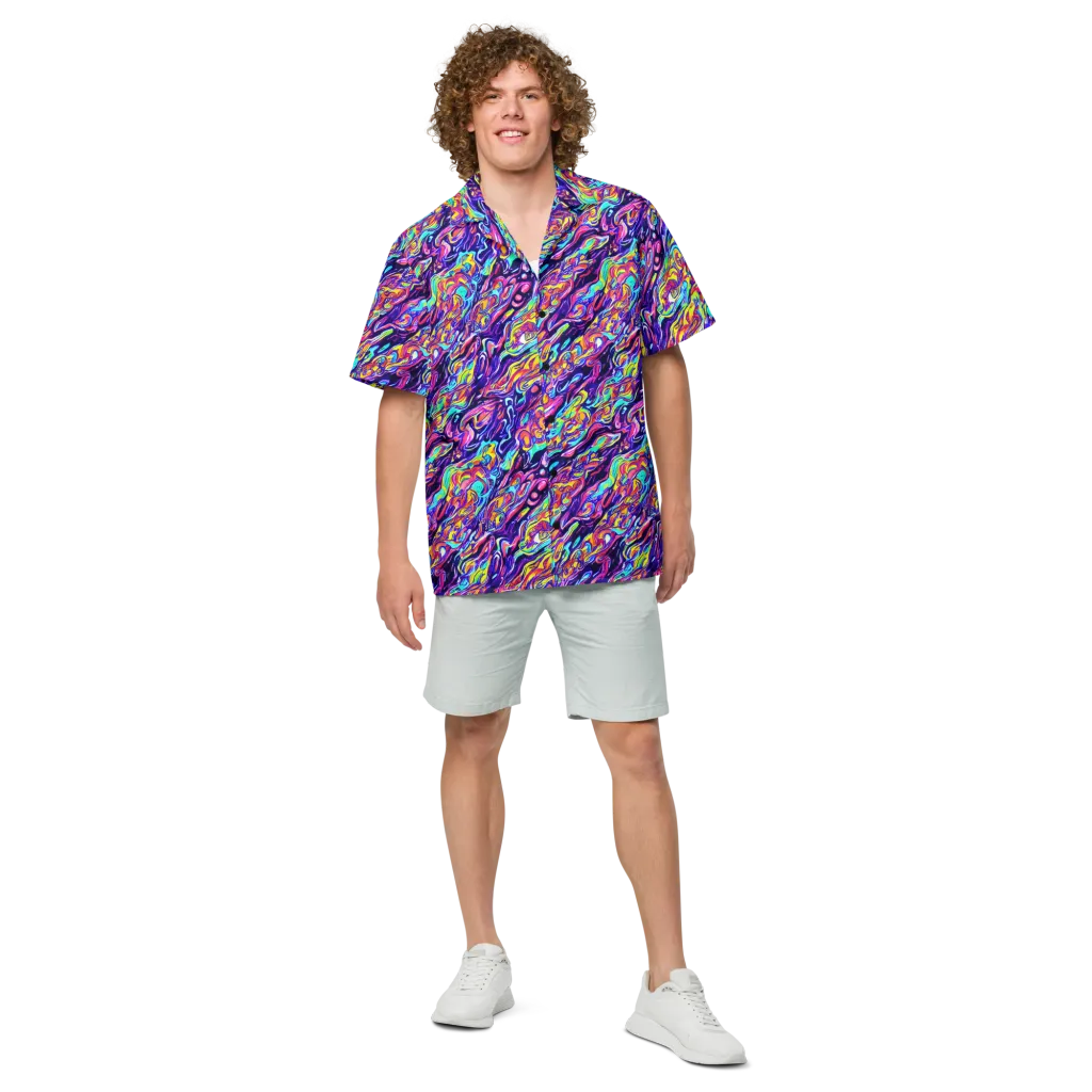 Luminous Melt on Button Shirt — Front