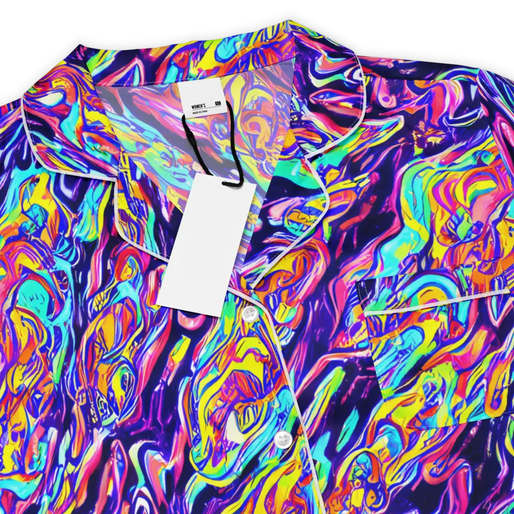 Luminous Melt on Women's Short Sleeve Pajama Top — Product details