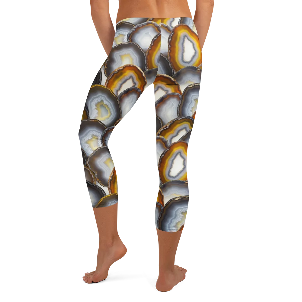 Agate Alchemy on Capri Leggings — Back