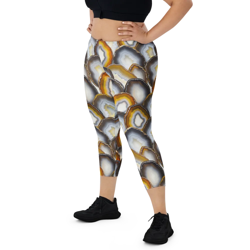 Agate Alchemy on Capri Leggings — Front