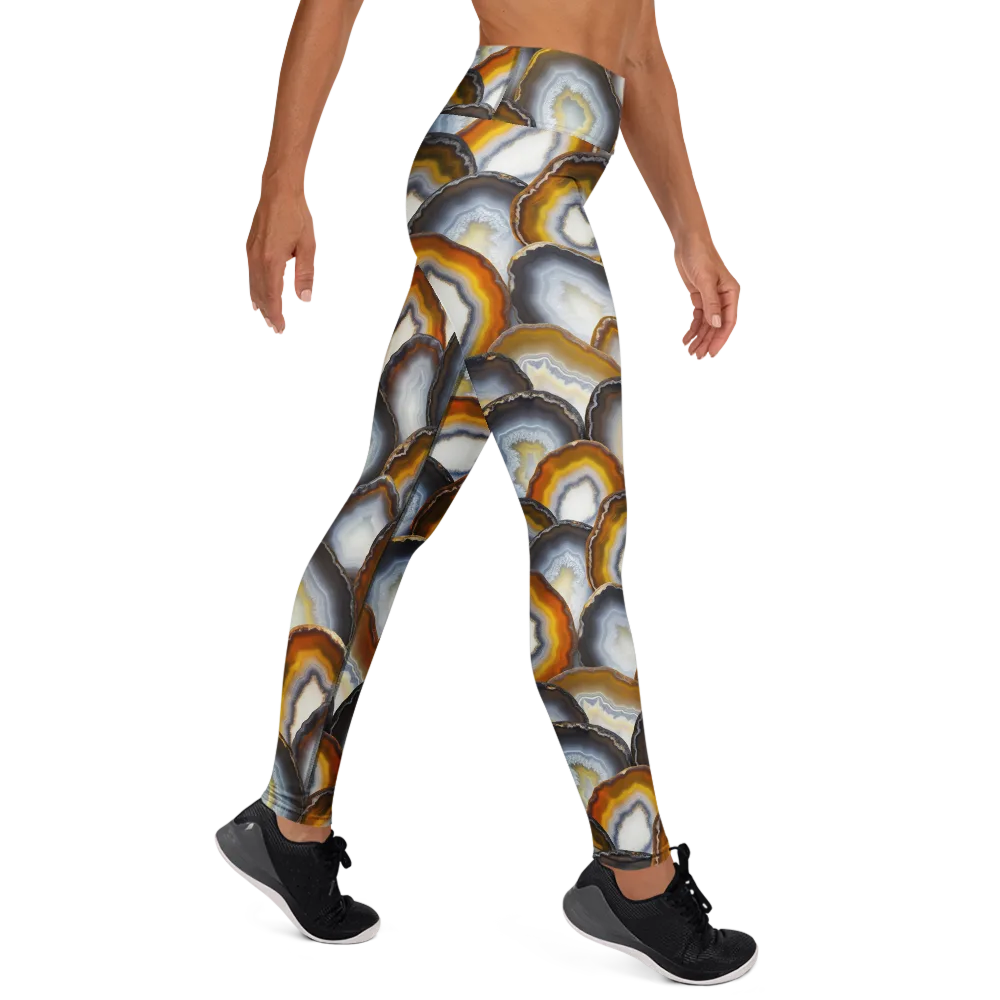 Agate Alchemy on Yoga Leggings — Right