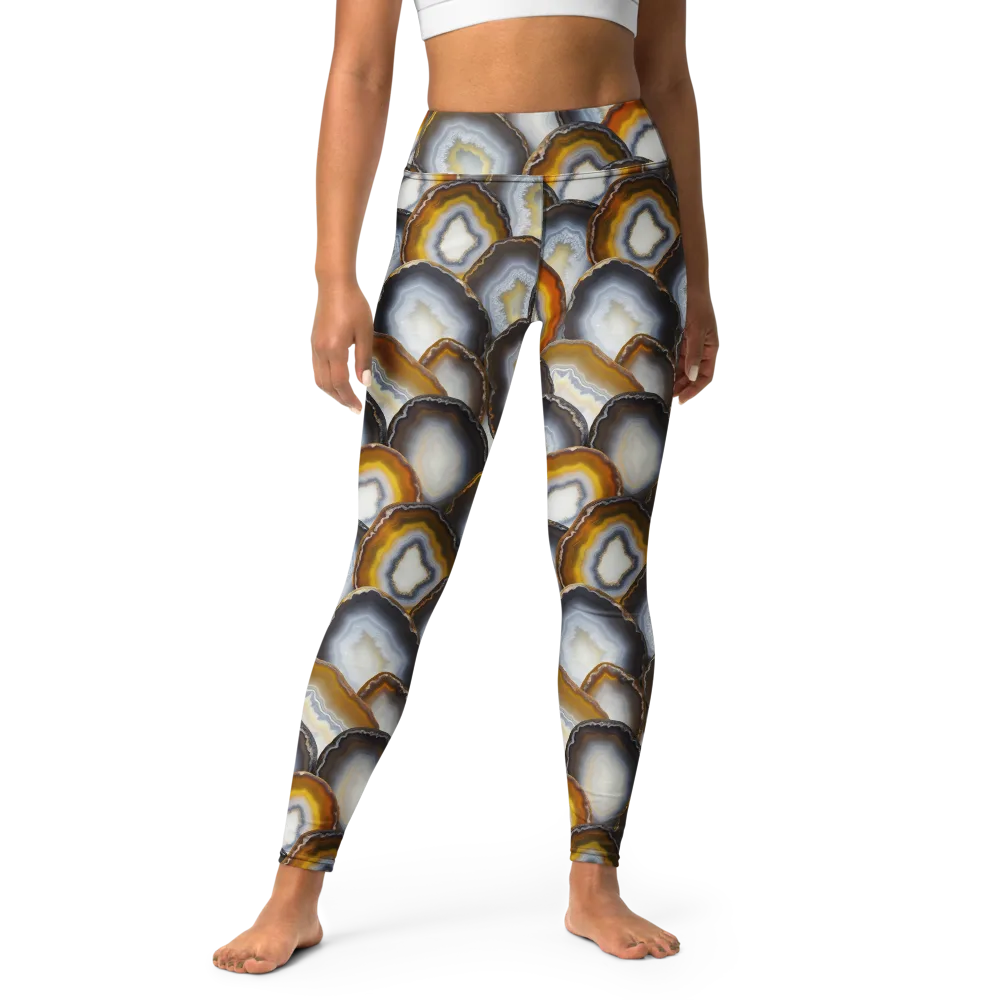 Agate Alchemy on Yoga Leggings — Front