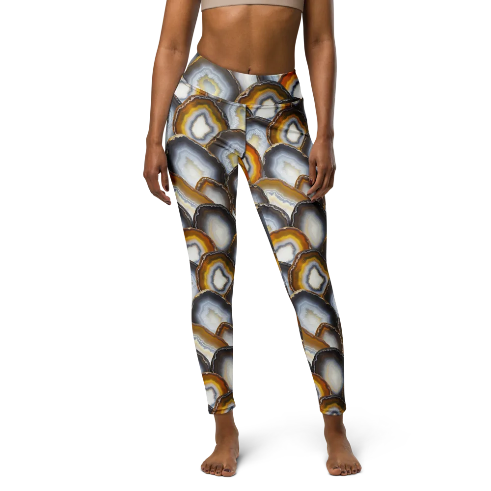 Agate Alchemy on Yoga Leggings — Front