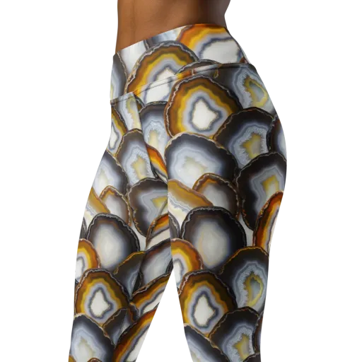 Agate Alchemy on a Yoga Leggings