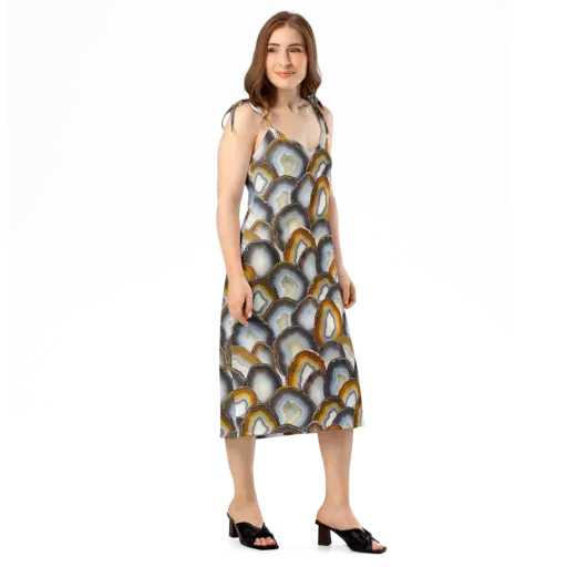 Agate Alchemy on a Slip Dress