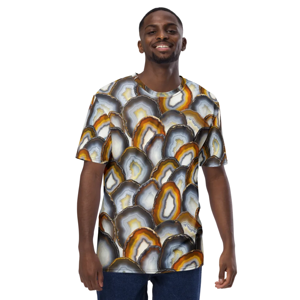 Agate Alchemy on Men's Crew Neck T-Shirt — Front