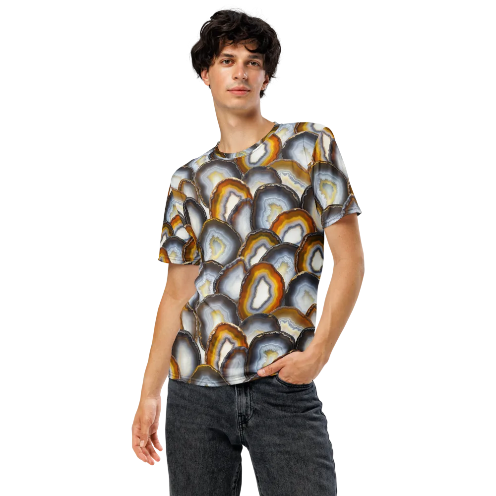 Agate Alchemy on Men's Crew Neck T-Shirt — Front