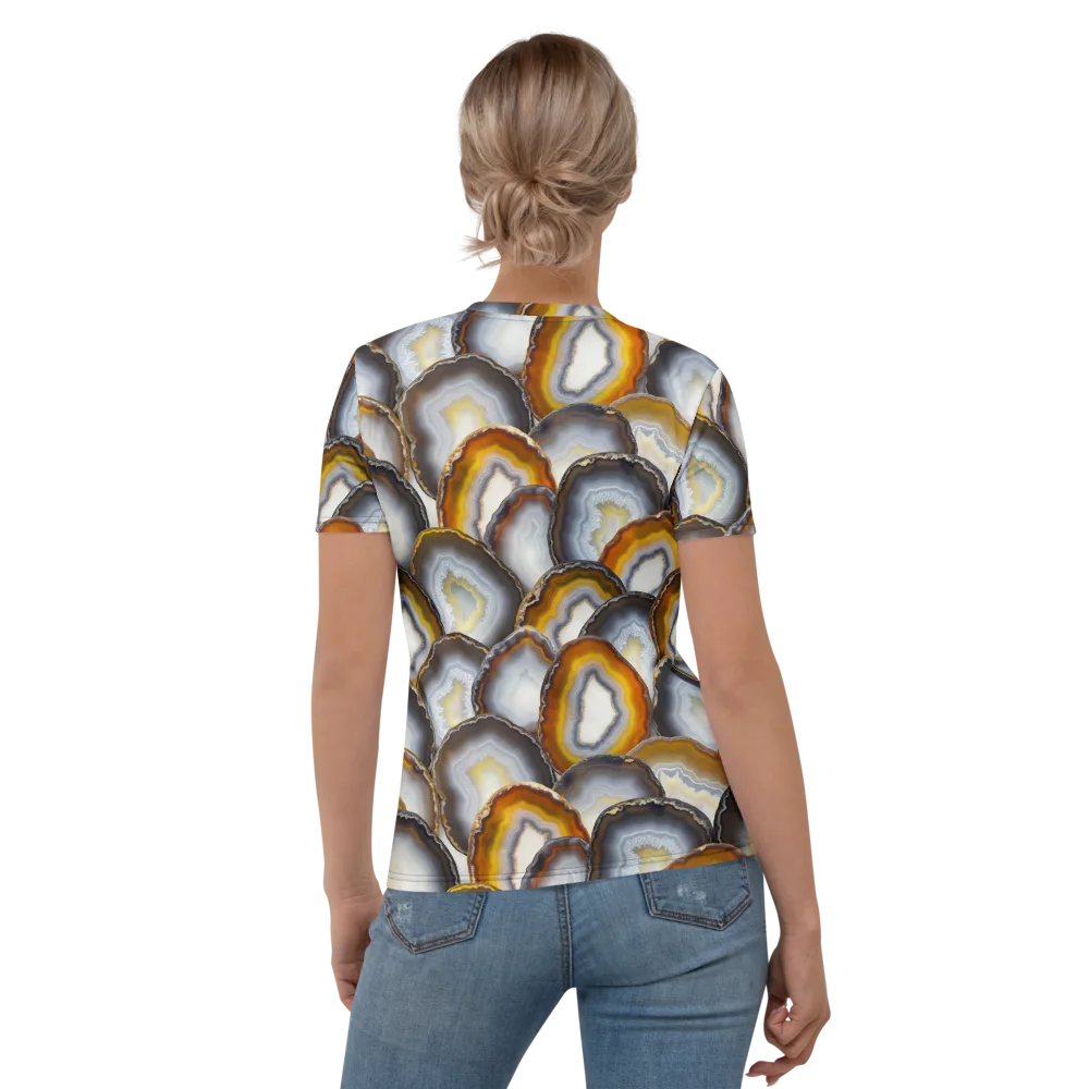 Agate Alchemy on Women's Crew Neck T-Shirt — Back