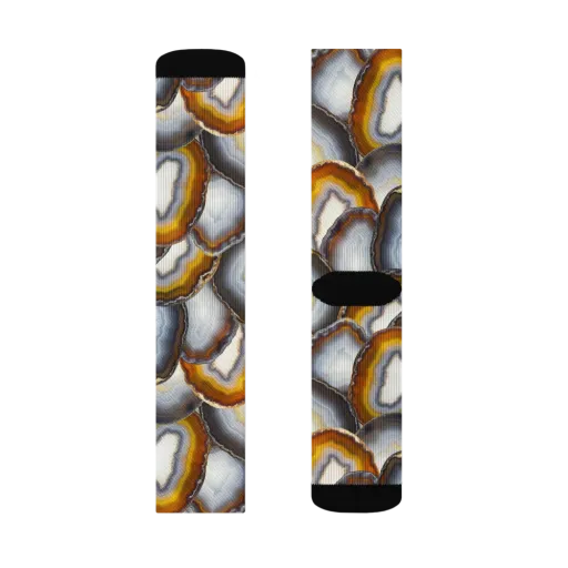 Agate Alchemy on a Socks