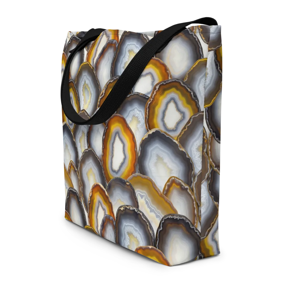 Agate Alchemy on Large Tote Bag W/ Pocket — Front