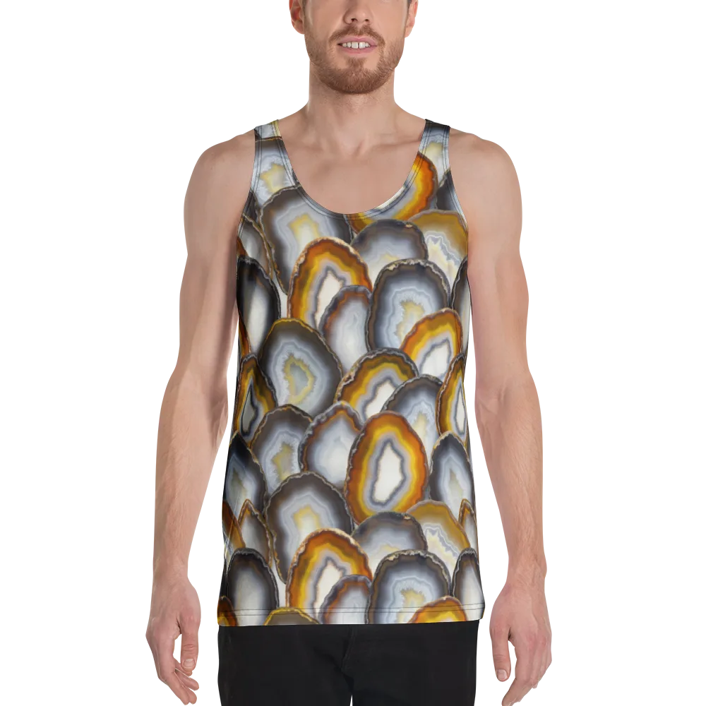 Agate Alchemy on Men's Tank Top — Front