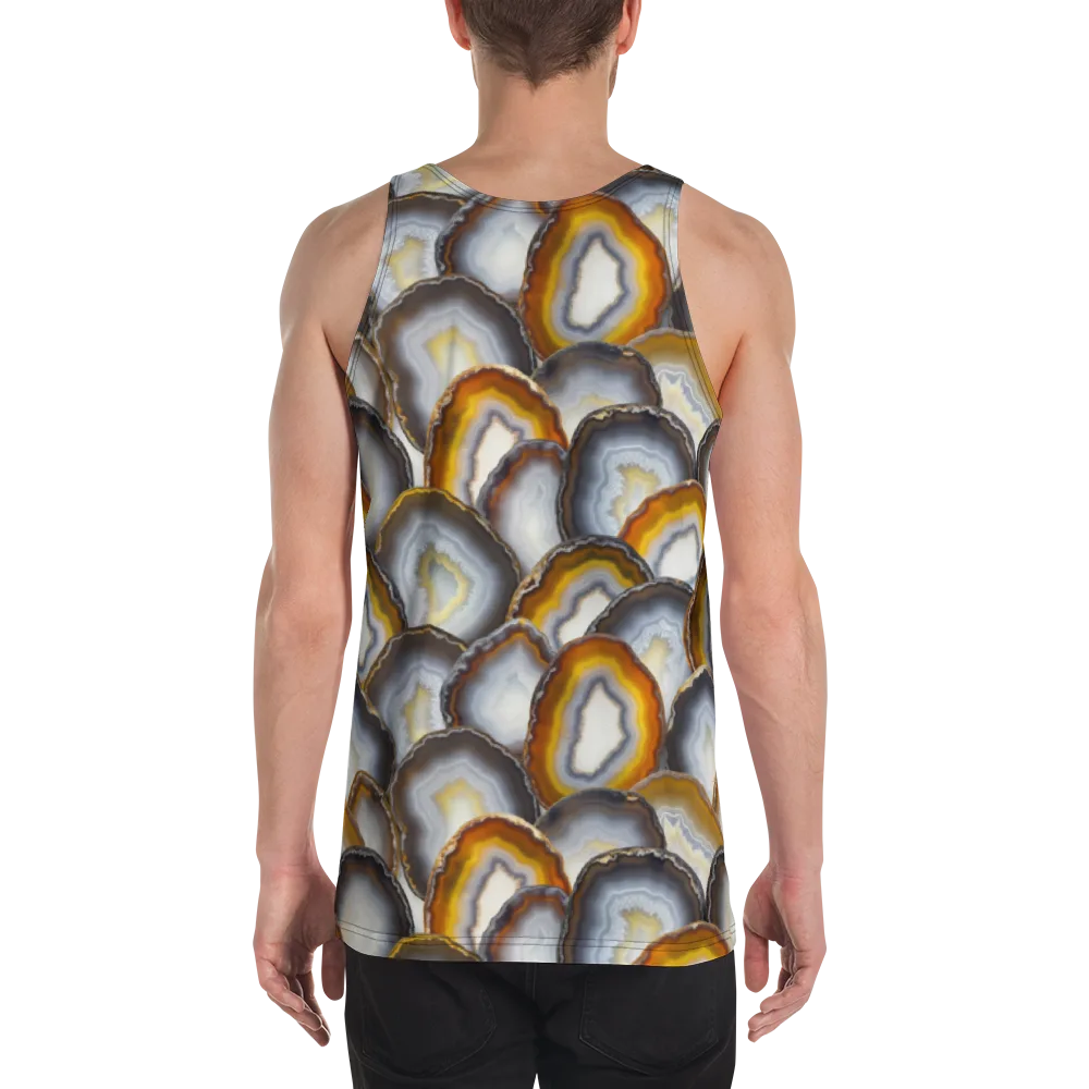 Agate Alchemy on Men's Tank Top — Back