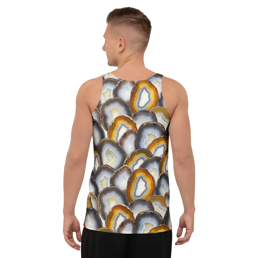 Agate Alchemy on Men's Tank Top — Back