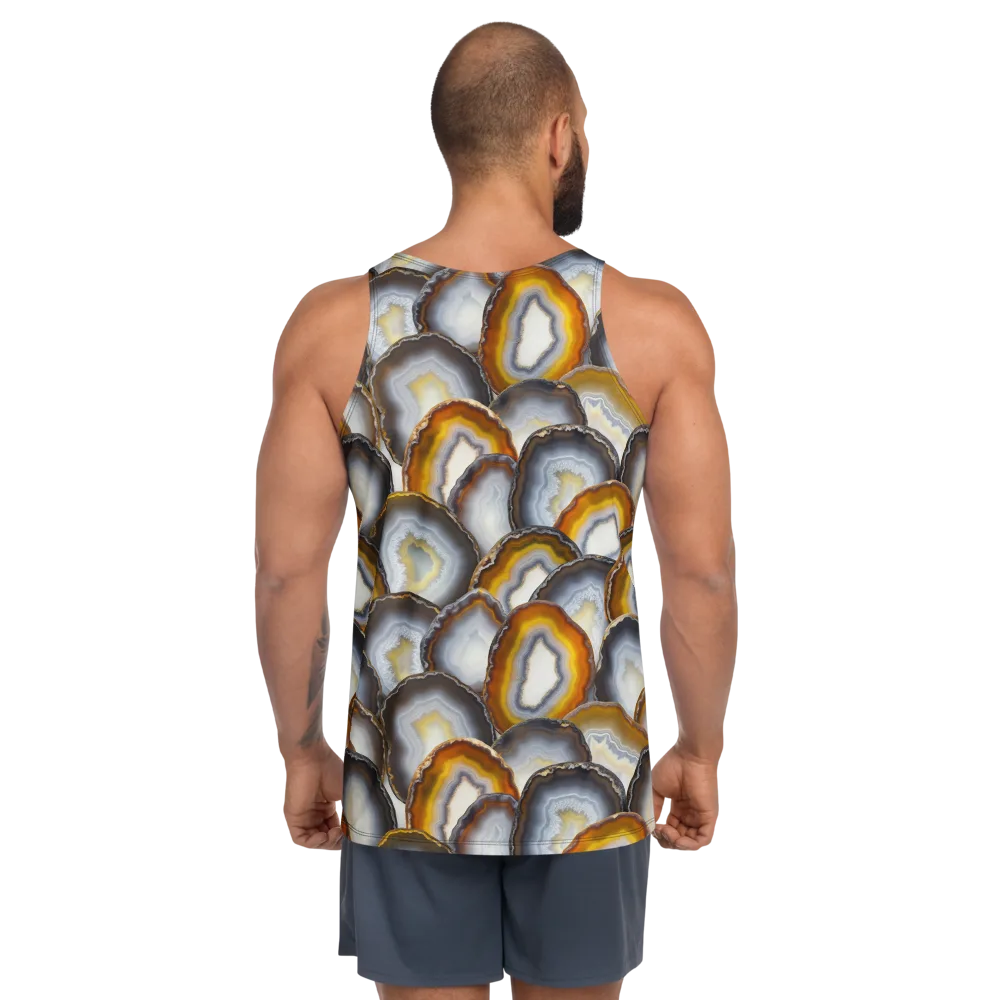 Agate Alchemy on Men's Tank Top — Back