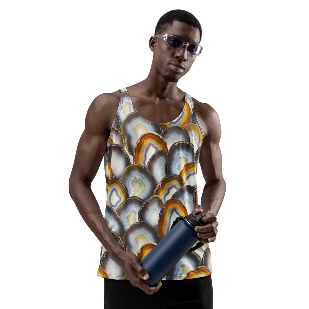 Agate Alchemy on Men's Tank Top — Front