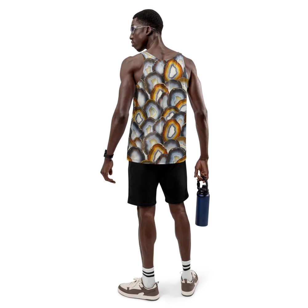 Agate Alchemy on Men's Tank Top — Back