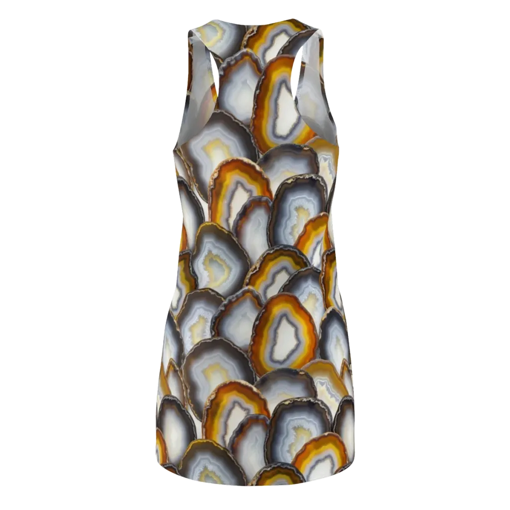 Agate Alchemy on Racerback Dress — Back