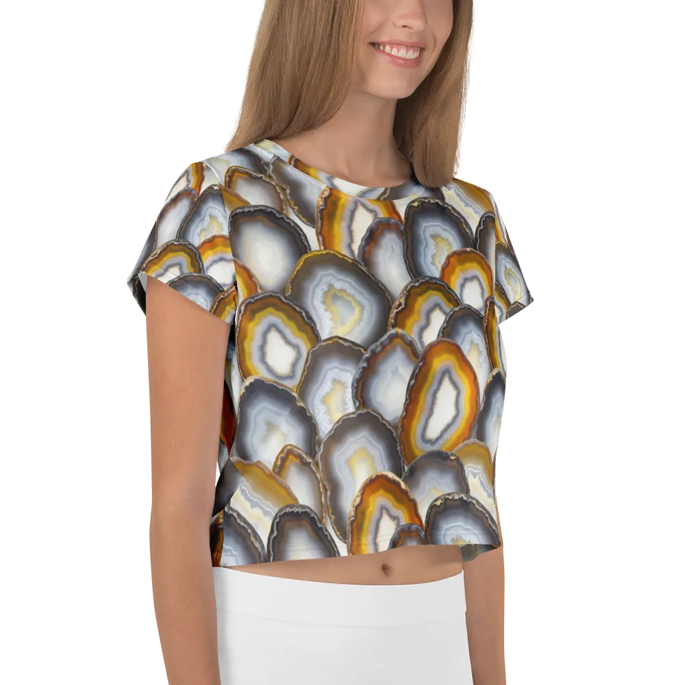 Agate Alchemy on Crop Tee — Right