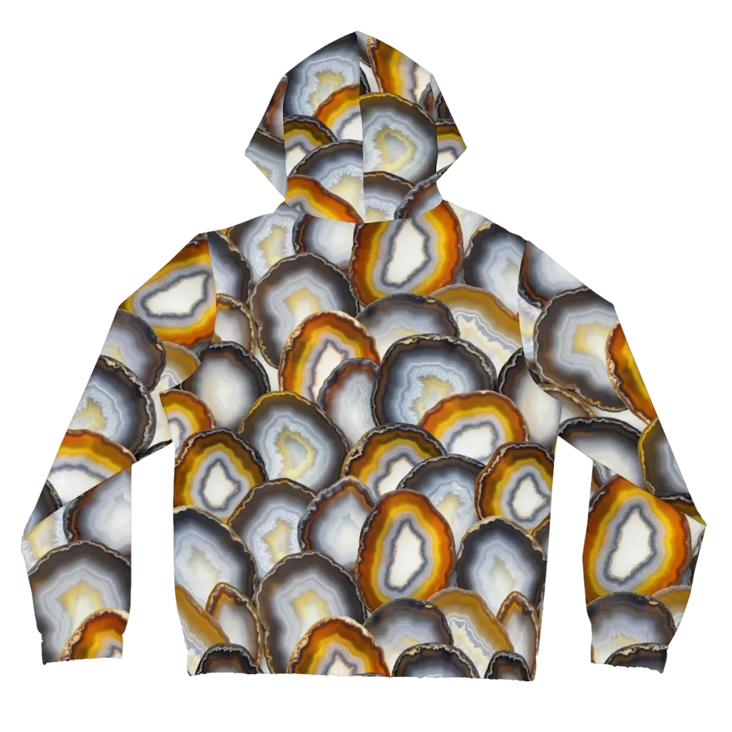 Agate Alchemy on Women's Full-Zip Hoodie — Back