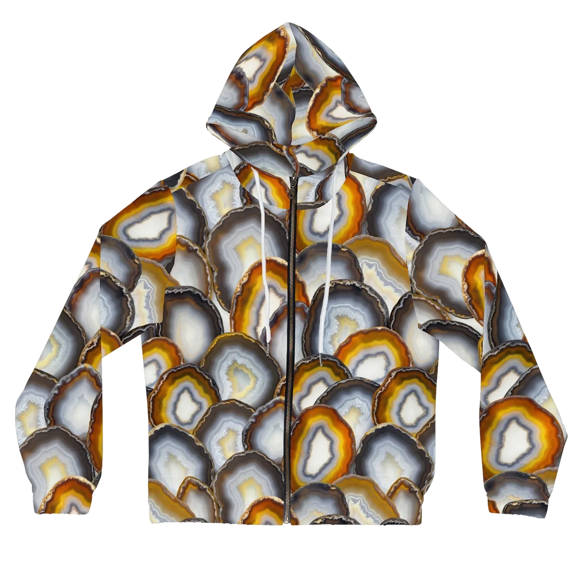 Agate Alchemy on Women's Full-Zip Hoodie — Front