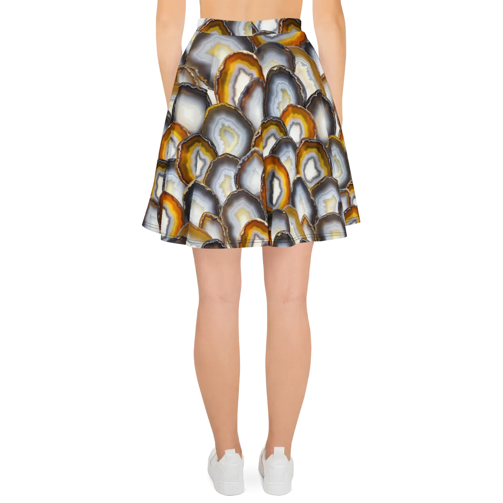 Agate Alchemy on Skater Skirt — Back