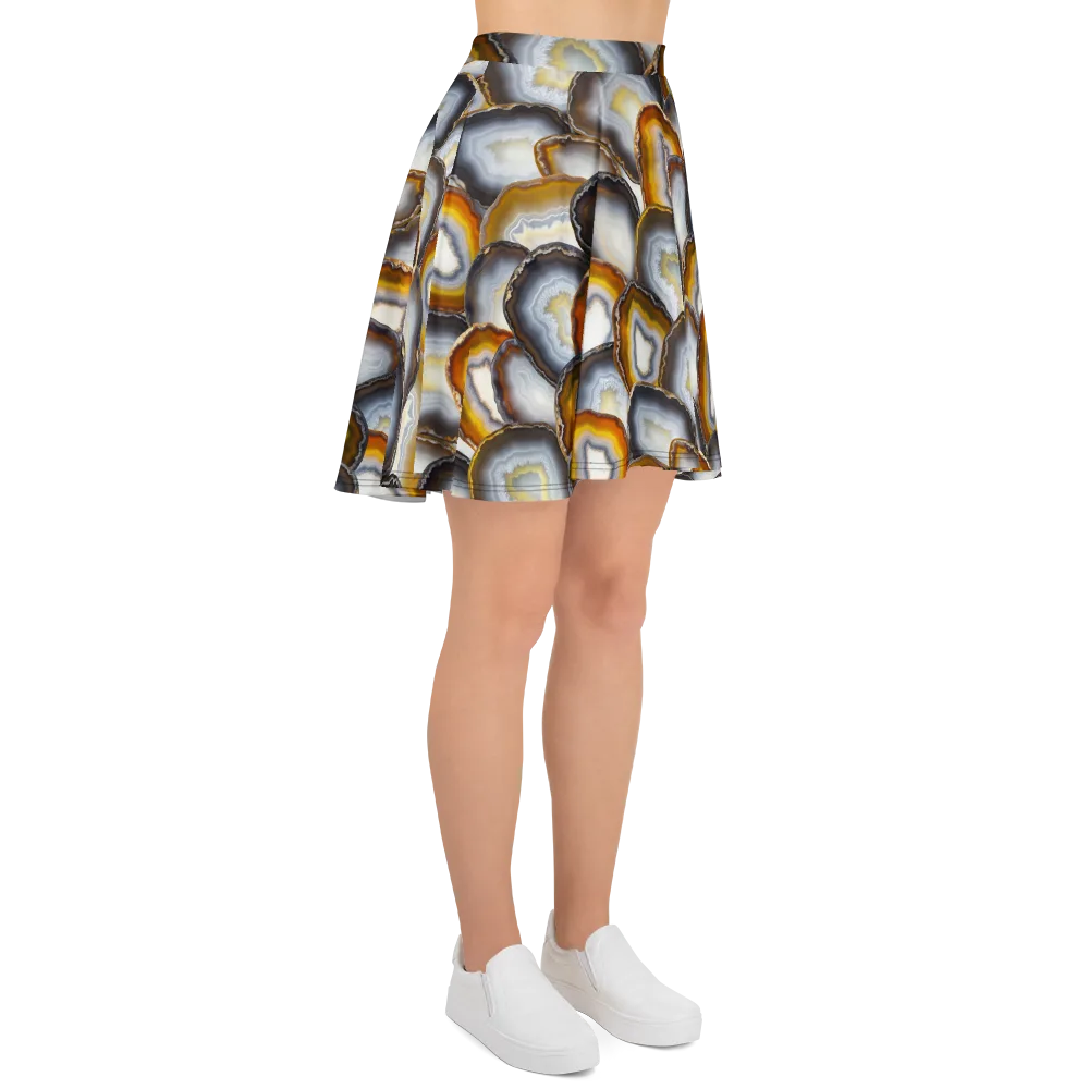 Agate Alchemy on Skater Skirt — Right