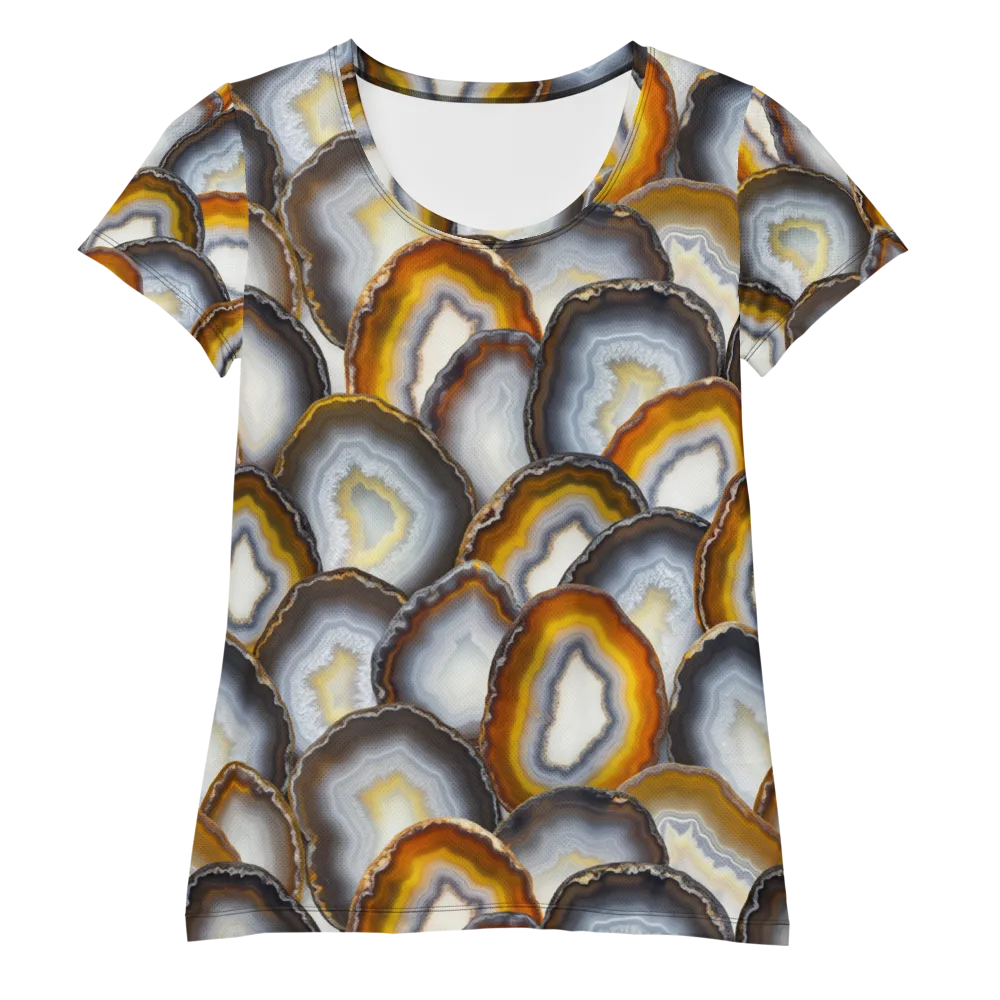 Agate Alchemy on Women's Athletic T-Shirt — Front