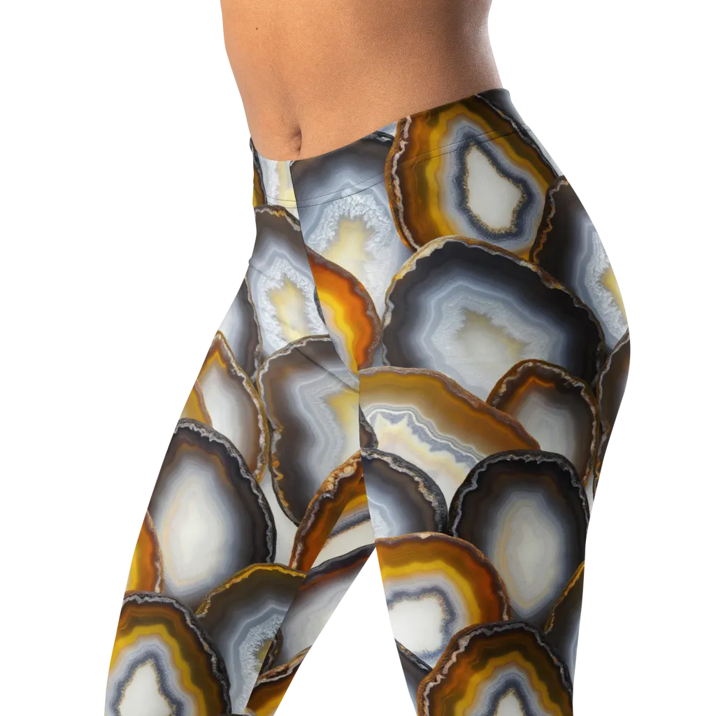 Agate Alchemy on Leggings — Left Front