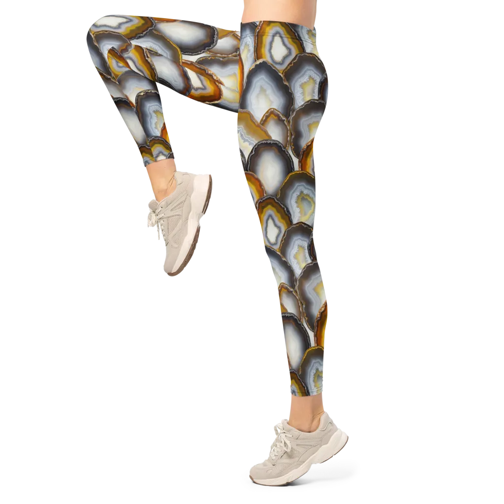 Agate Alchemy on Leggings — Left