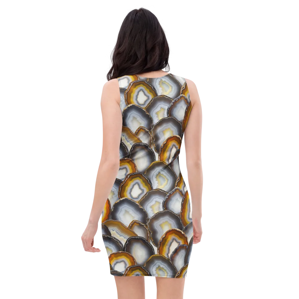 Agate Alchemy on Bodycon Dress — Back