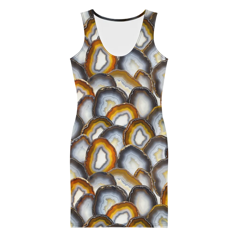 Agate Alchemy on Bodycon Dress — Front