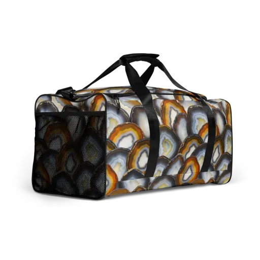 Agate Alchemy on a Duffle Bag