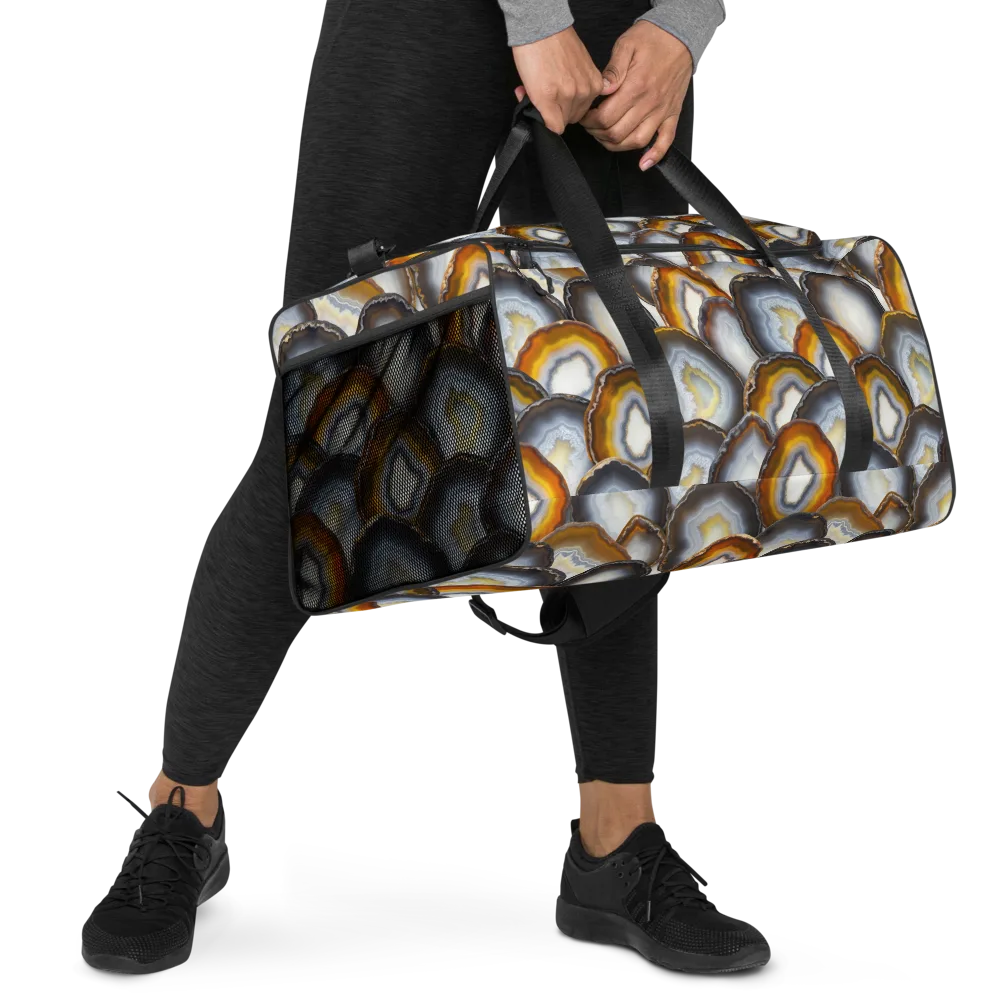 Agate Alchemy on Duffle Bag — Right Front