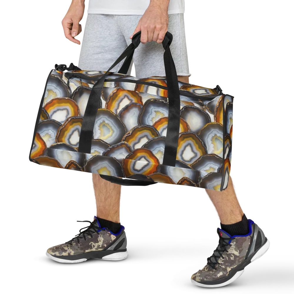 Agate Alchemy on Duffle Bag — Front