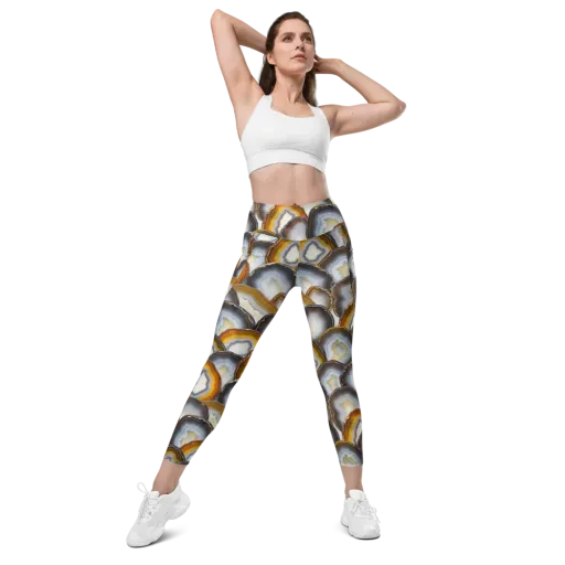 Agate Alchemy on a Leggings with Pockets